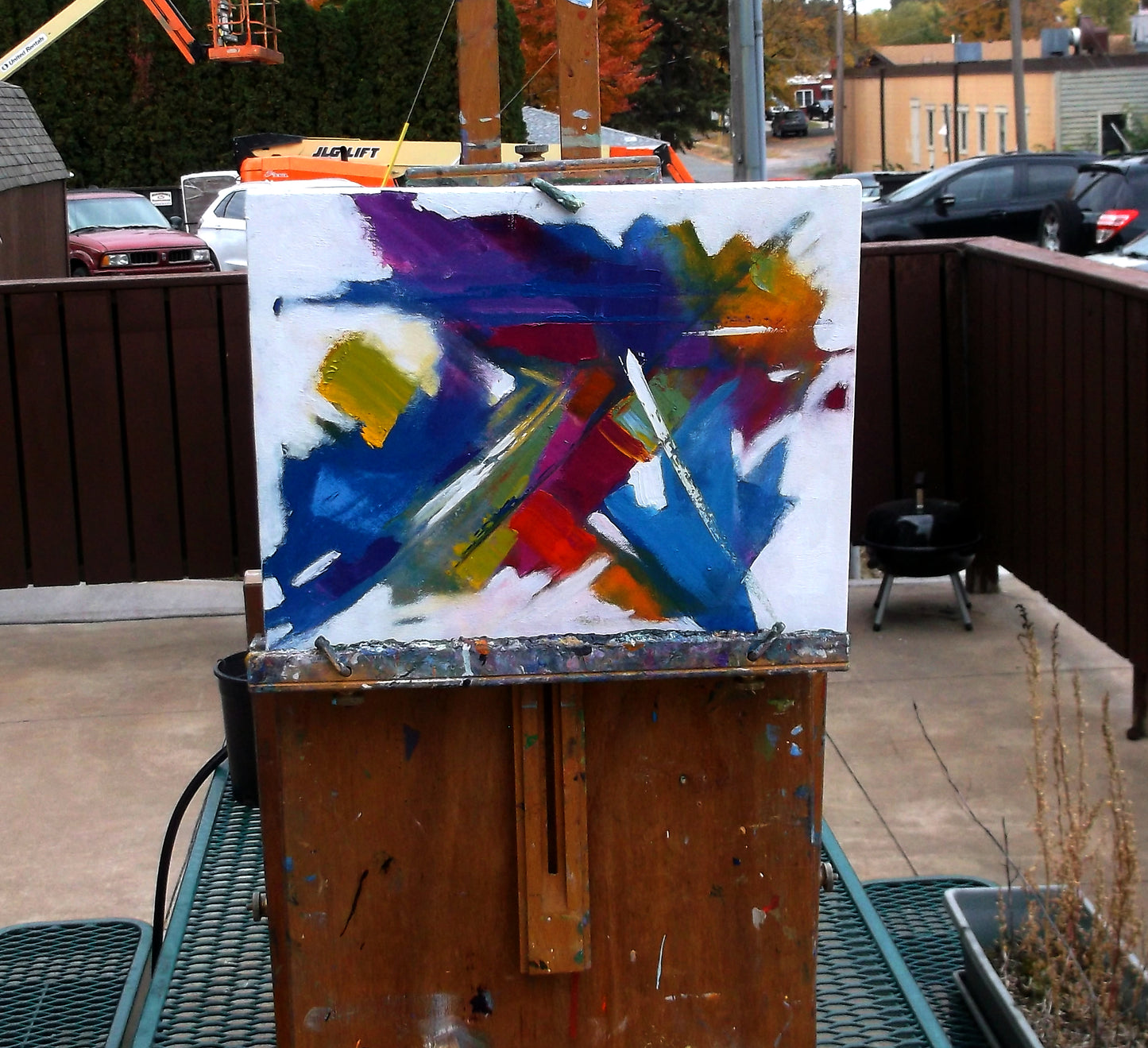 "Pulse" oil 10 inches x 8 inches