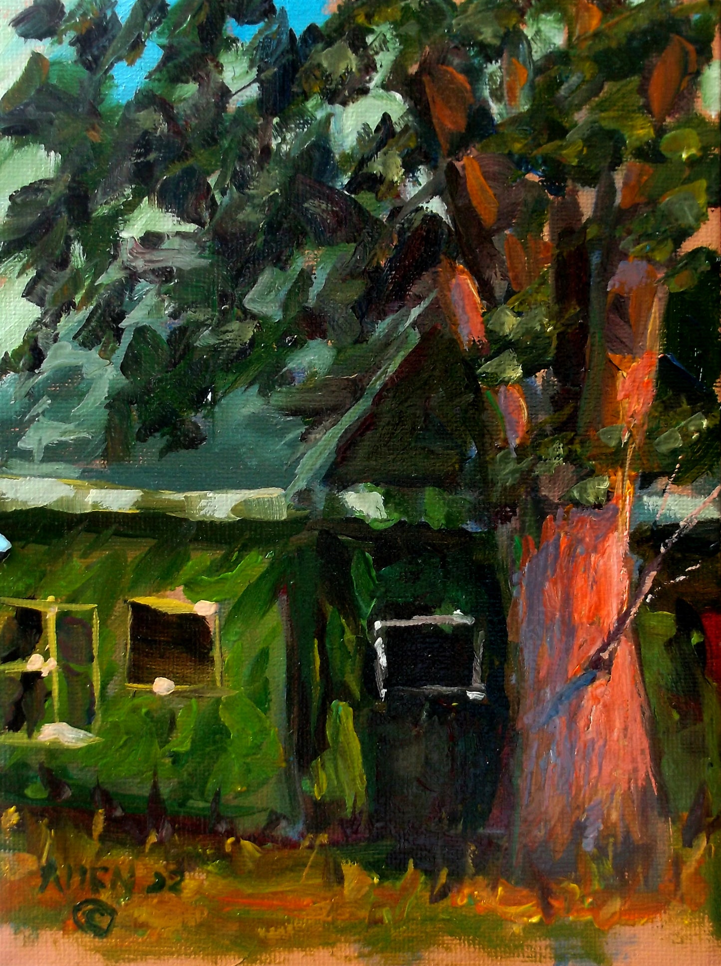 Cabin’s Quiet Flame