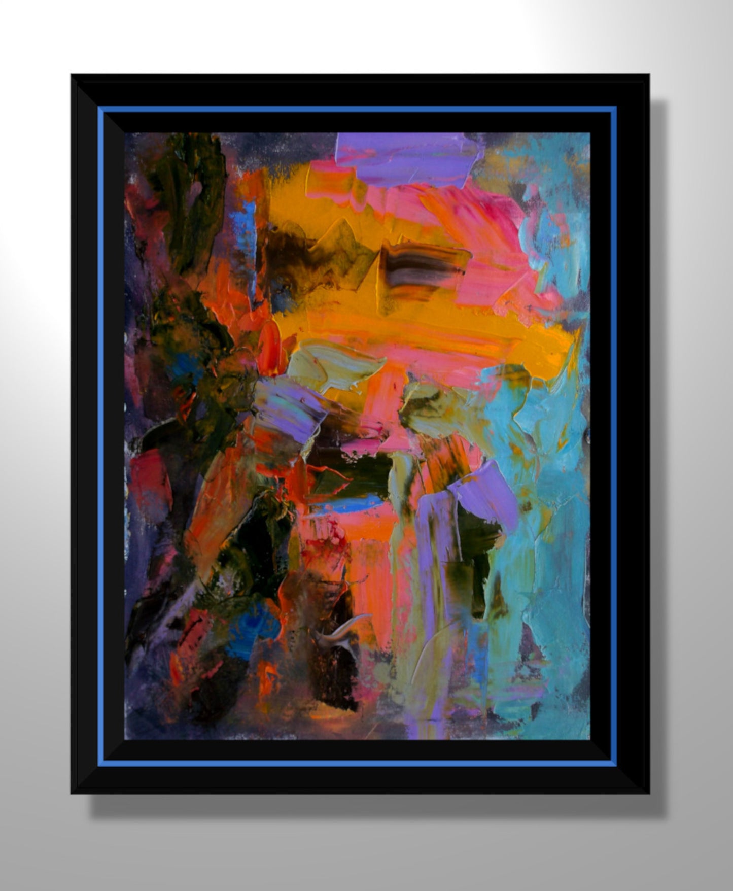 "Ethereal Symphony" oil on stretched canvas 20x18