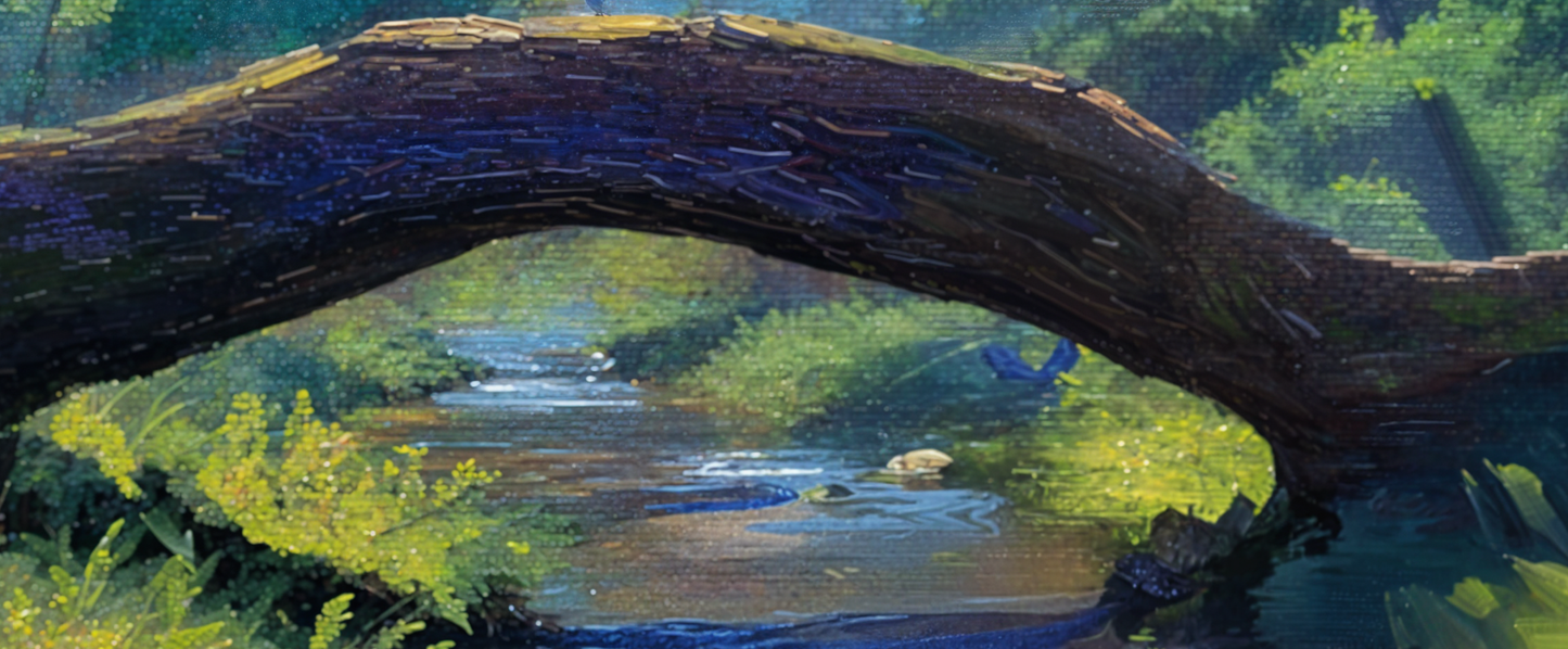 "Echoes Beneath the Arch" oil on canvas 10in x 8in