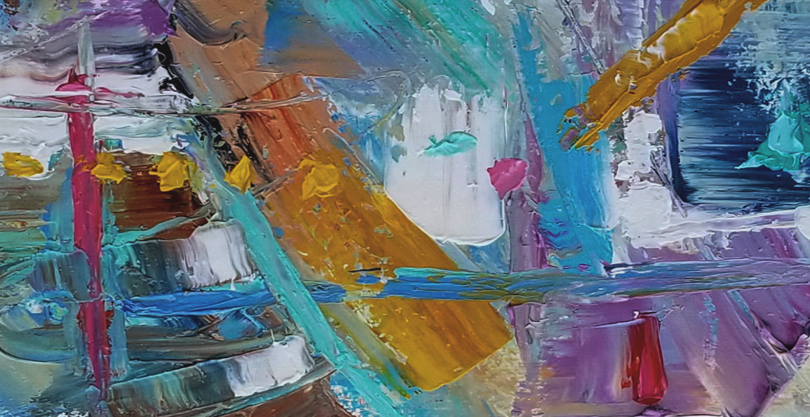 "Harmonia" oil on stretched canvas 10 x 8