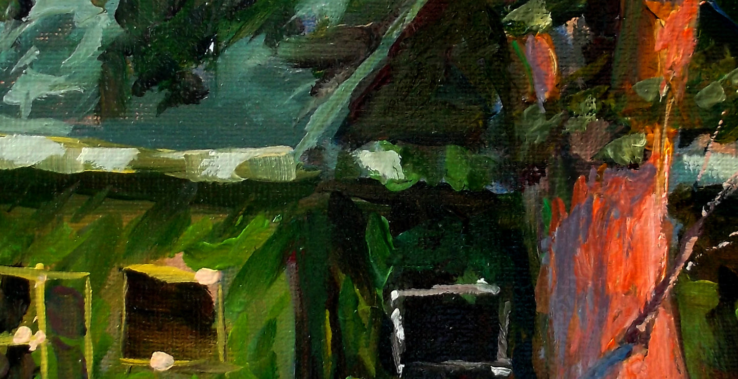 Cabin’s Quiet Flame