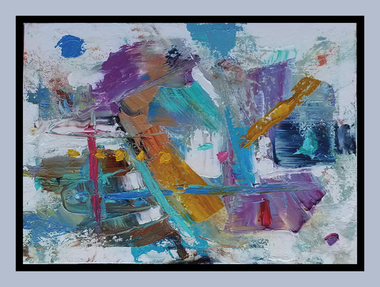 "Harmonia" oil on stretched canvas 10 x 8