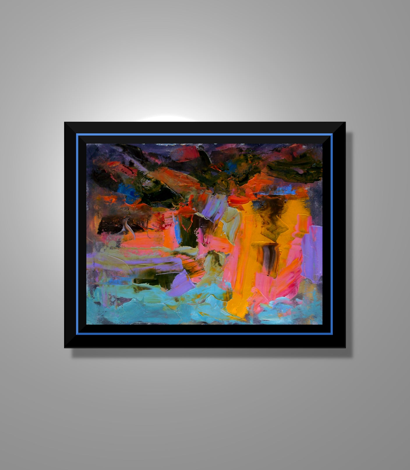 "Ethereal Symphony" oil on stretched canvas 20x18