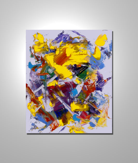 "Chromalith" oil on stretched canvas 10 x 8 inches