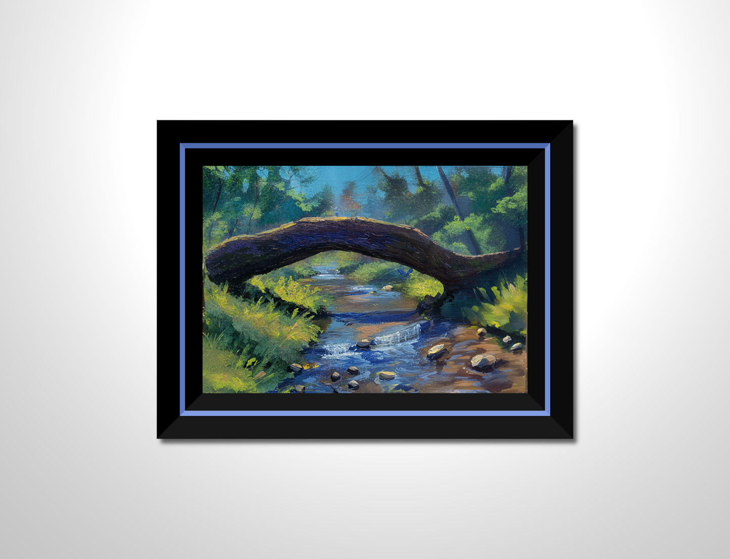 "Echoes Beneath the Arch" oil on canvas 10in x 8in