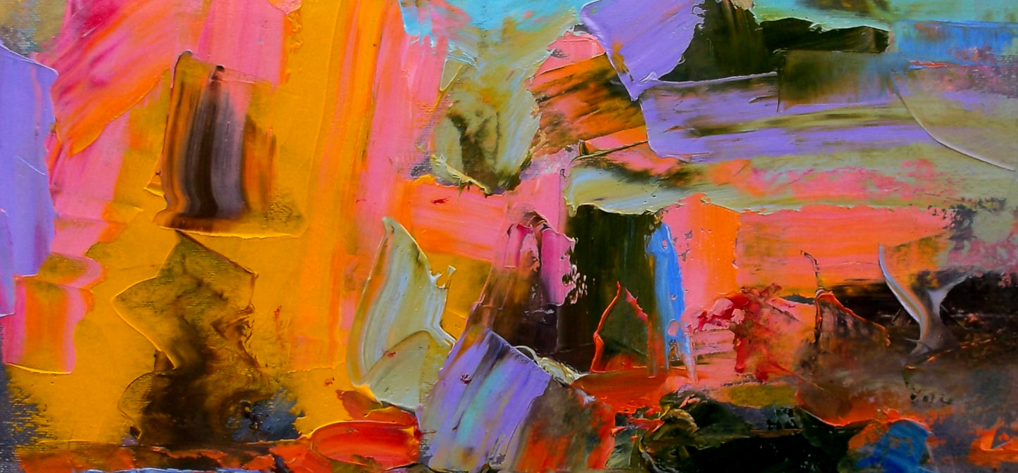 "Ethereal Symphony" oil on stretched canvas 20x18