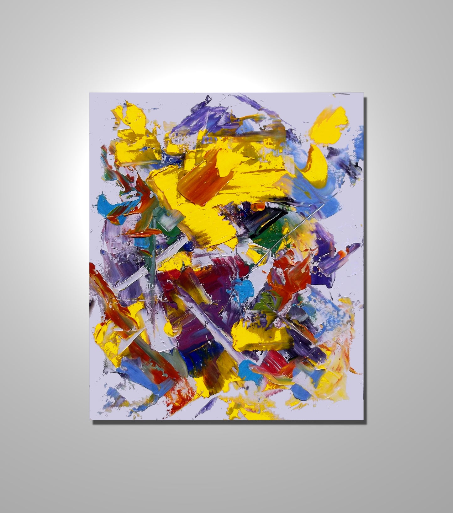 "Chromalith" oil on stretched canvas 10 x 8 inches