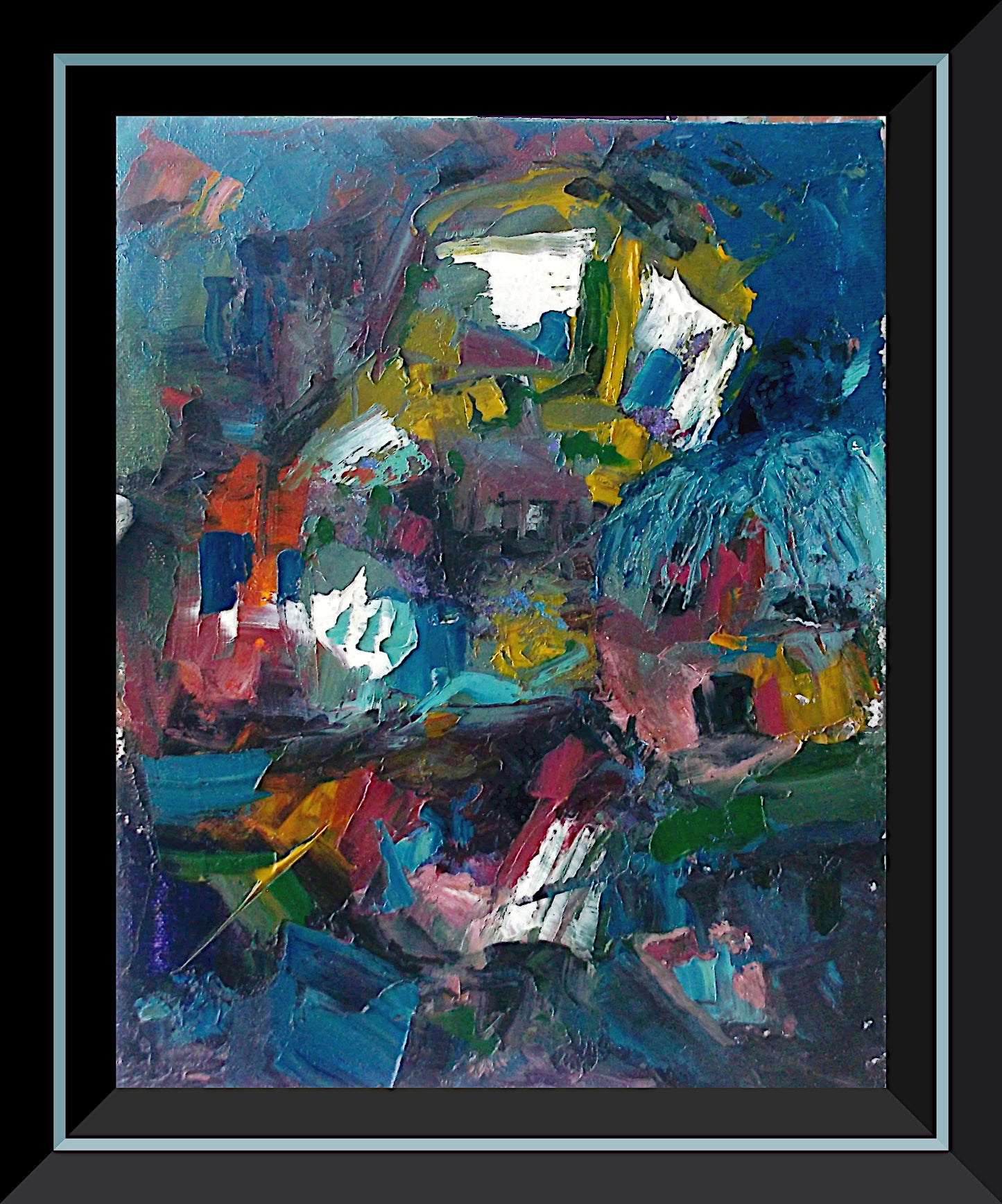"Torrentia" 8inch by 10 inch oil painting on stretched canvas