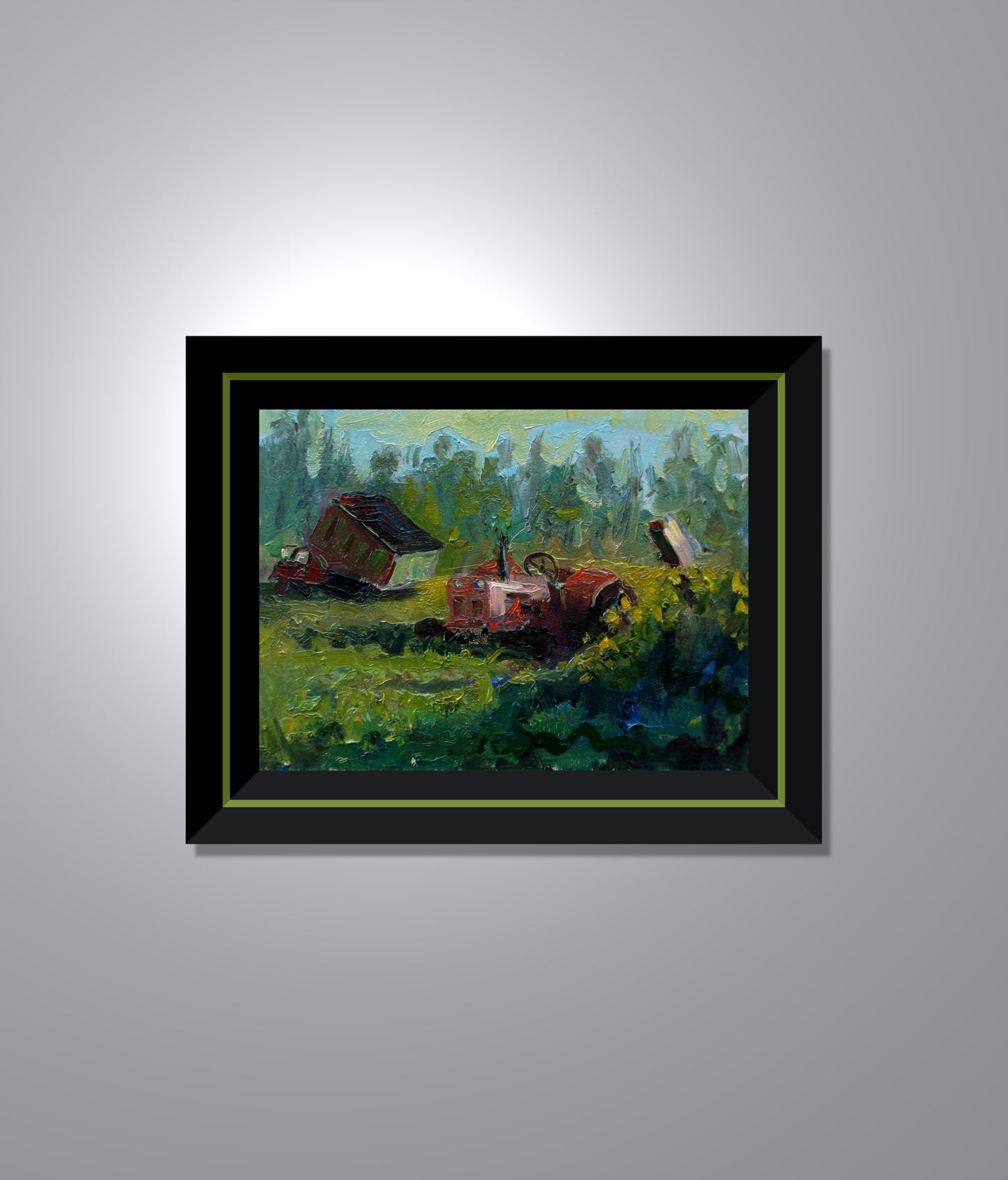 "Rust and Roots" oil on stretched canvas 10in. x 8in.