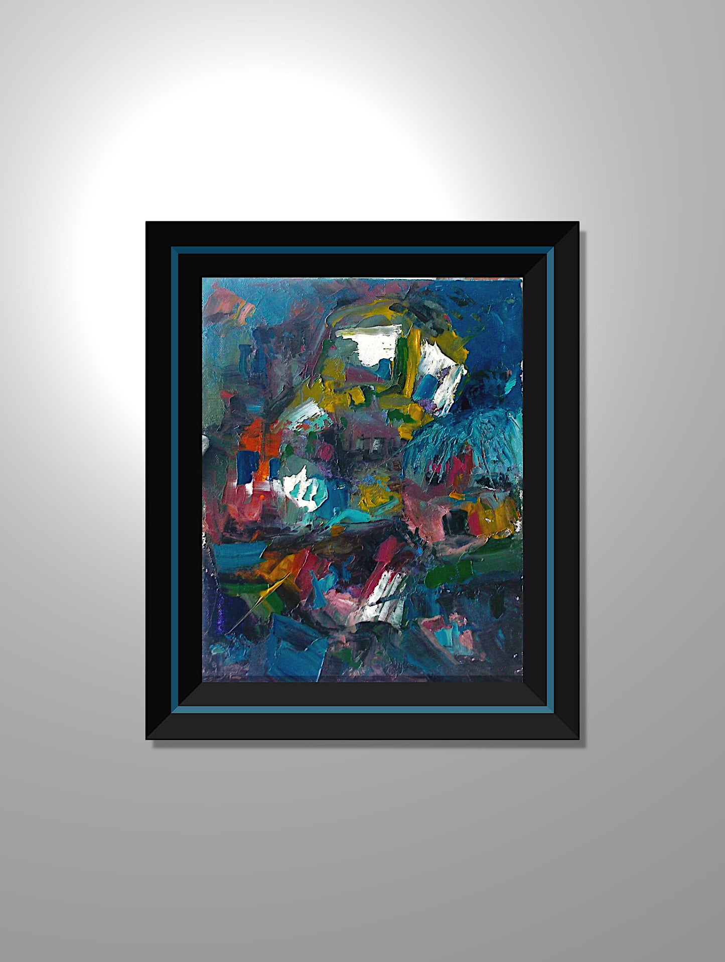 "Torrentia" 8inch by 10 inch oil painting on stretched canvas