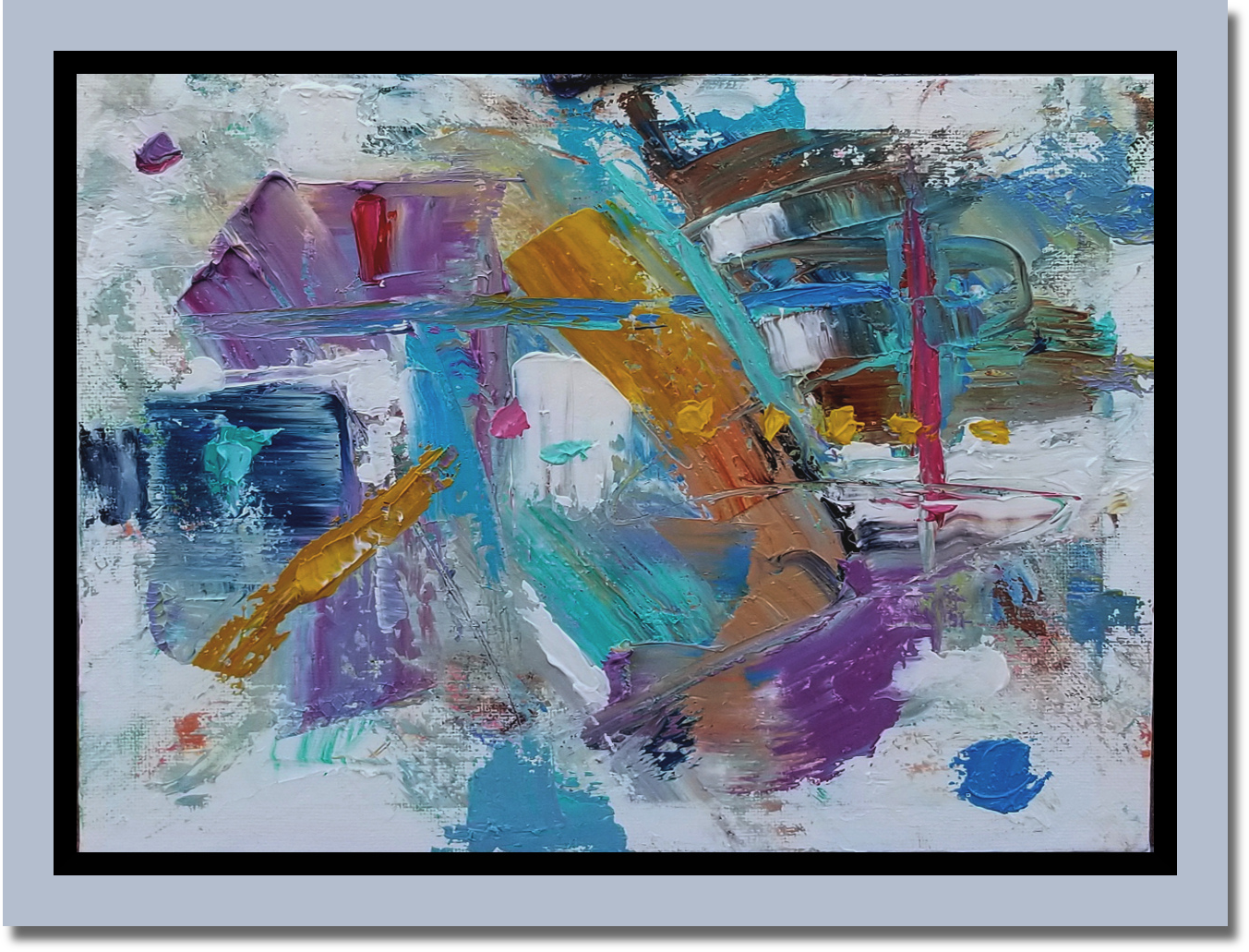 "Harmonia" oil on stretched canvas 10 x 8