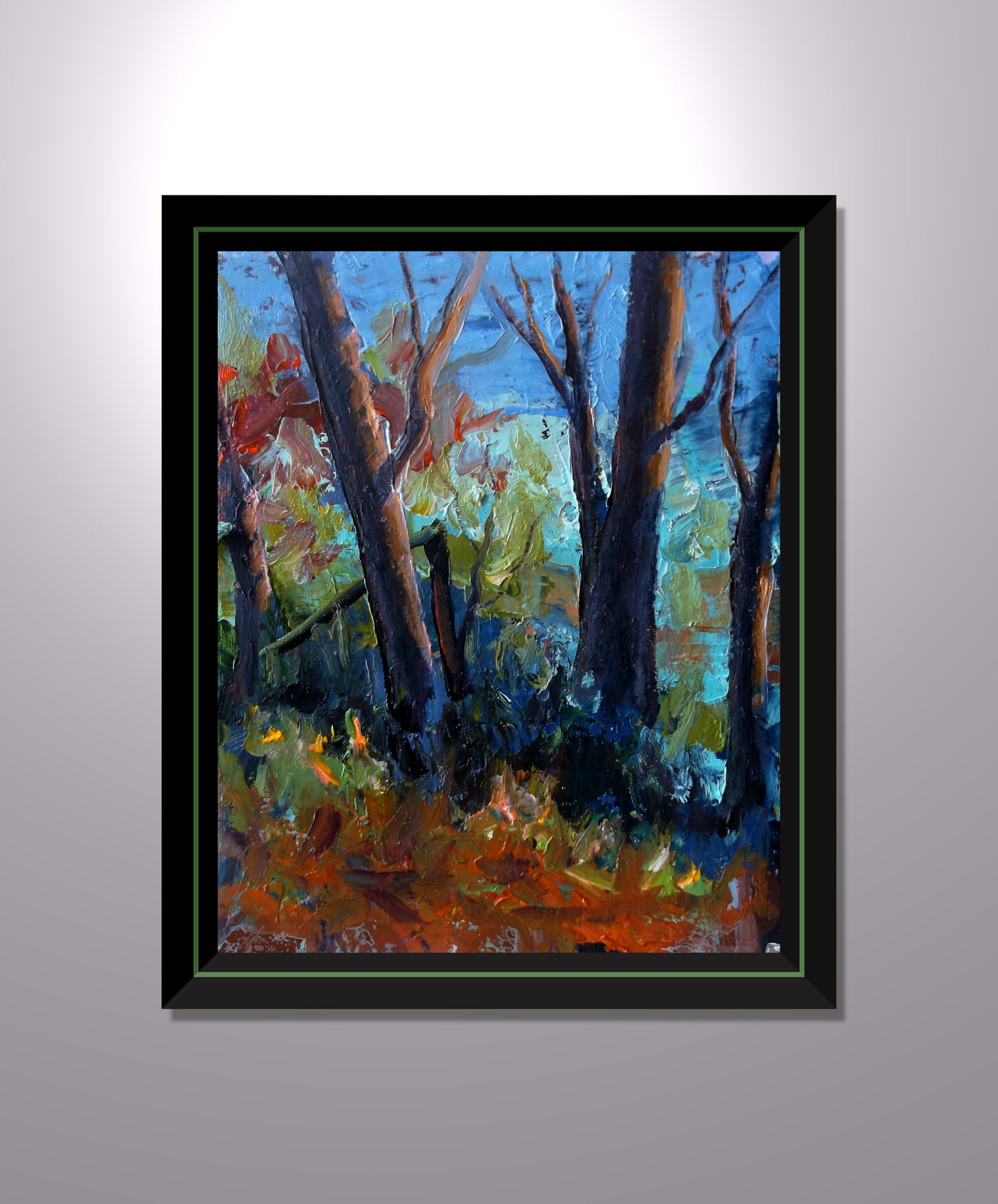 "Verdant Reach" oil on stretched canvas 8inch. x 10inch.