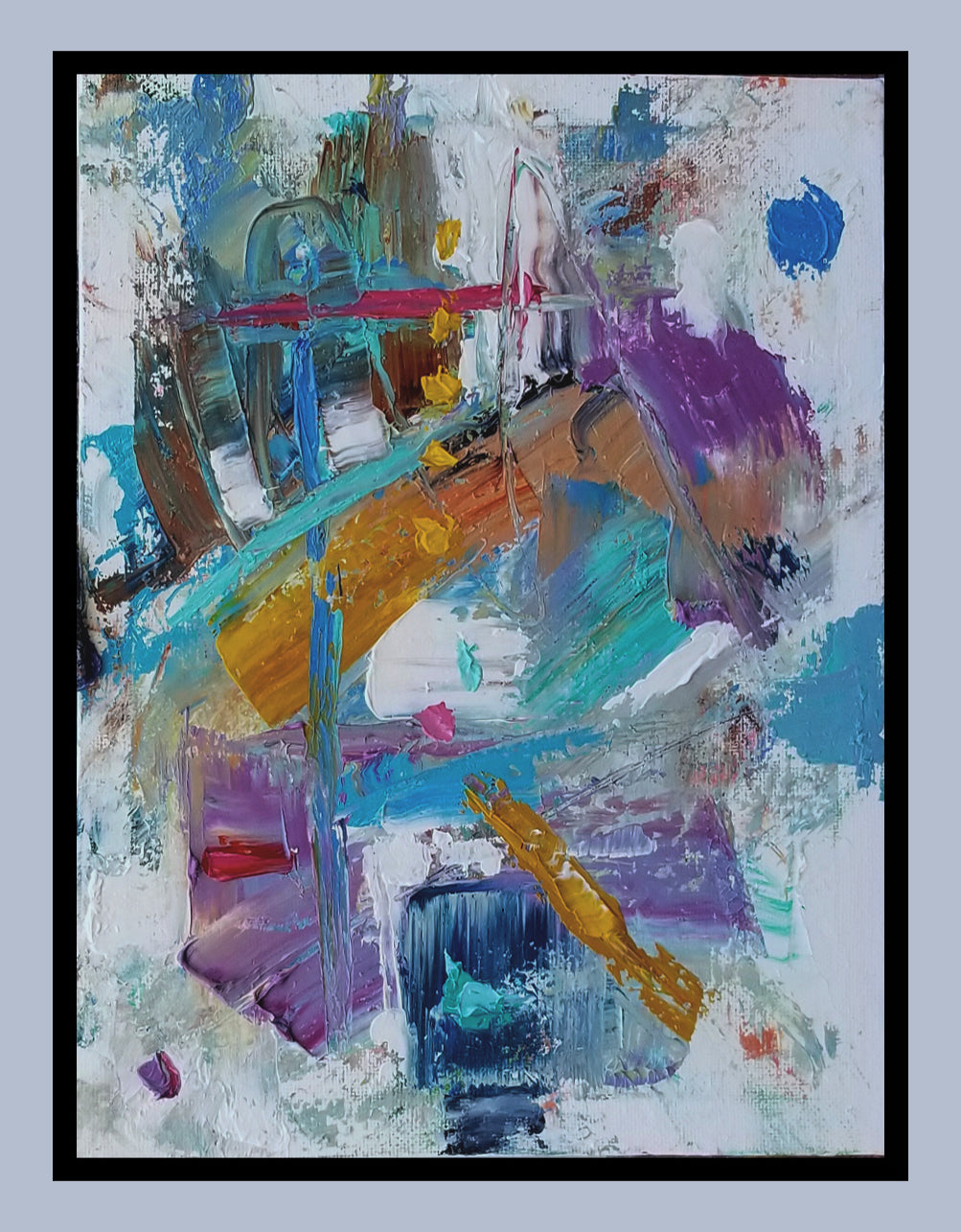 "Harmonia" oil on stretched canvas 10 x 8